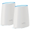 美国网件(NETGEAR)Orbi Mini RBK40 AC2200 双路由无线路由器套装 大户型 游戏竞技路由器