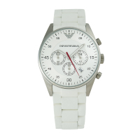 阿玛尼（ARMANI）手表男表非机械时尚玫瑰金经典硅胶情侣表 AR5859男表