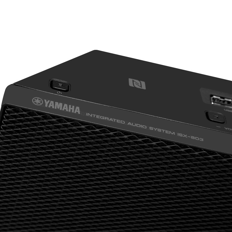 雅马哈(YAMAHA)音响ISX-803 一体化音频系统 苹果iPod/iPhone接口 黑色