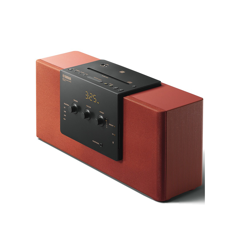 雅马哈(YAMAHA)一体桌面音响蓝牙智能音响CD音响TSX-B141 砖红色