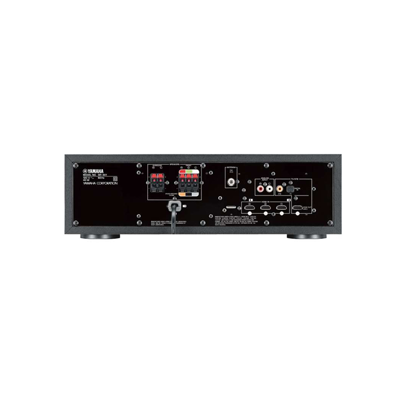 雅马哈(Yamaha)YHT-401 5.1声道 家庭影院 回音壁电视音响 HDMI/可拓展7.1声道套装 黑色