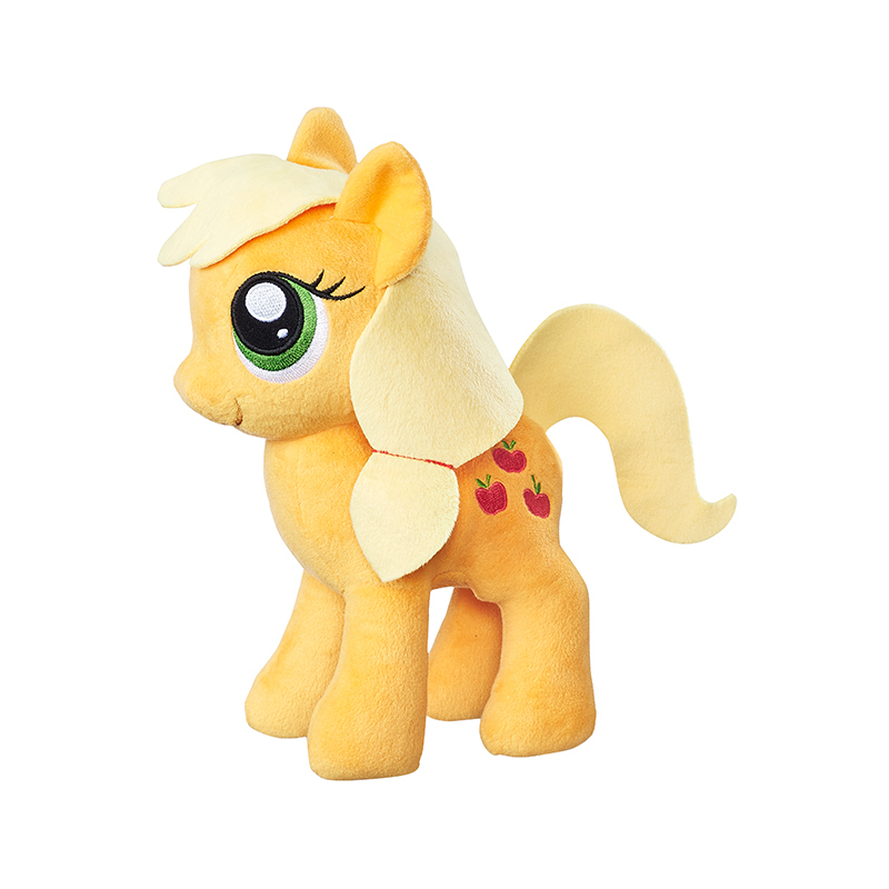 Hasbro孩之宝彩虹小马宝莉毛绒玩具动漫玩具公仔布娃娃女孩玩偶圣诞节新年礼物 柔柔 10寸(盒装)礼物C0111
