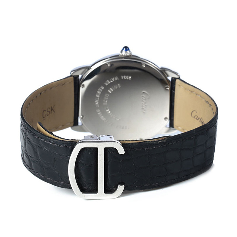 卡地亚cartier伦敦rondesolo系列石英男表w6700255