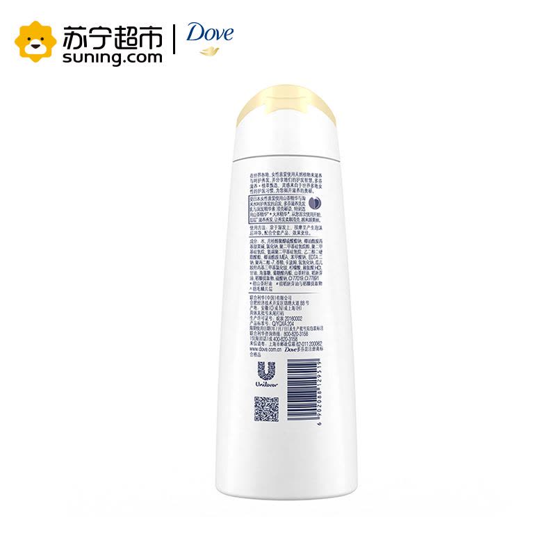 多芬(Dove)洗发水 滢亮秘语 滋养洗发乳 200ml[联合利华]图片