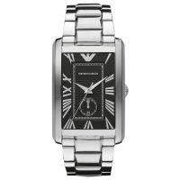 阿玛尼（ARMANI）手表石英男表男士中性手表 休闲方形时尚简约男士中性手表 AR1608