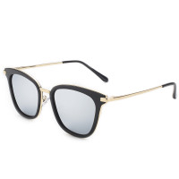 蓝其新款偏光太阳镜 潮彩膜大框太阳镜情侣款 男女同款 6081