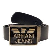 Armani Jeans 三扣头牛皮男士