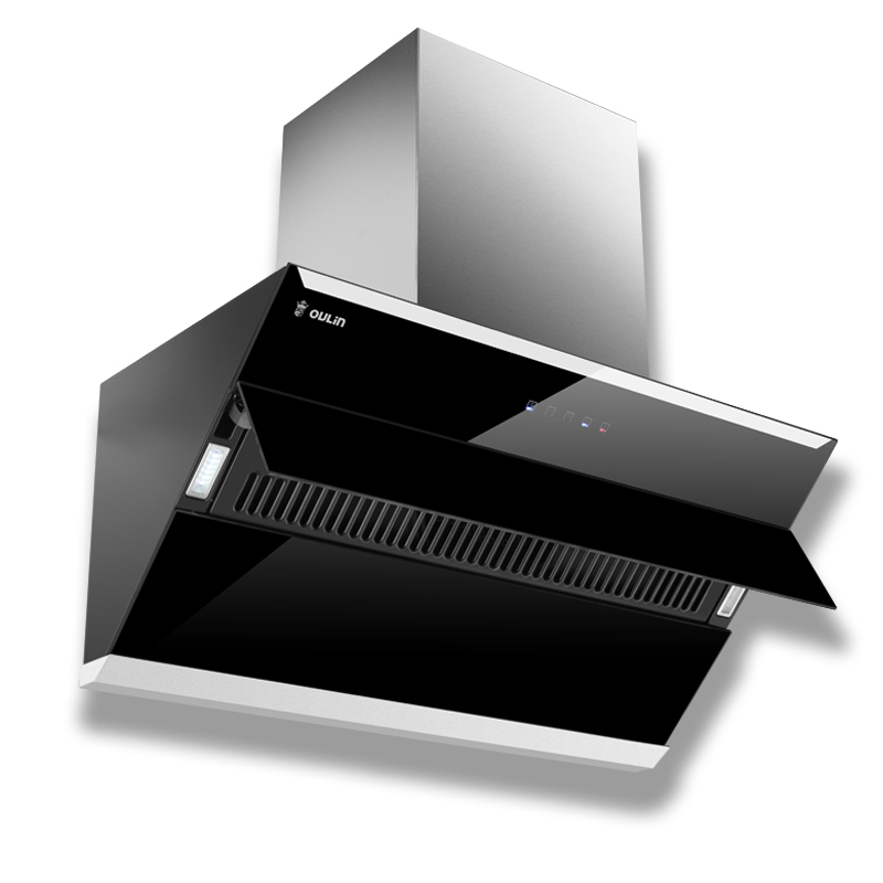 oulin/欧琳厨房电器抽油烟机18立方套装侧吸油烟机f31 燃气灶s501b大