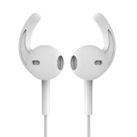 BYZ 运动耳机入耳式耳塞式跑步挂耳有线控安卓苹果手机通用 白色