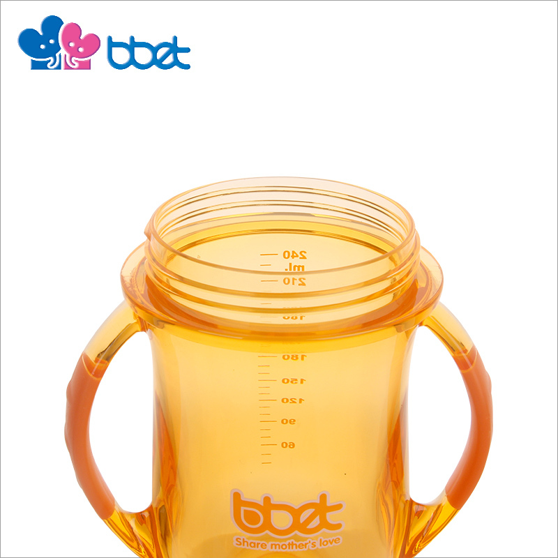 巴比象Tritan乖乖虎水杯 橙色 BX-0889