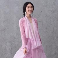 生活在左新款春夏棉麻外搭针织开衫女长袖春季短款上衣宽松薄外套