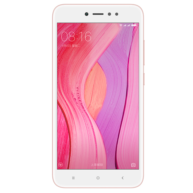 Xiaomi/小米 红米Note 5A 4G+64G 樱花粉 移动联通电信4G手机 智能美颜
