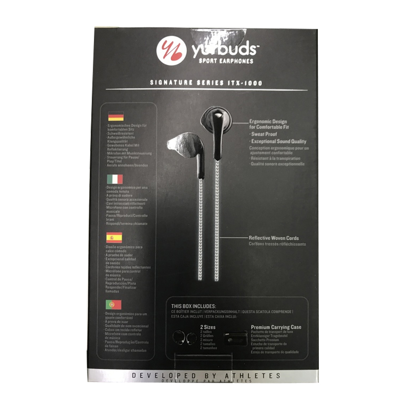 jbl Yurbuds ITX-1000 耳塞式有线耳机 专业运动跑步耳机 防水防汗