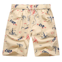 花花公子夏季新款青少年多彩短裤宽松沙滩裤637