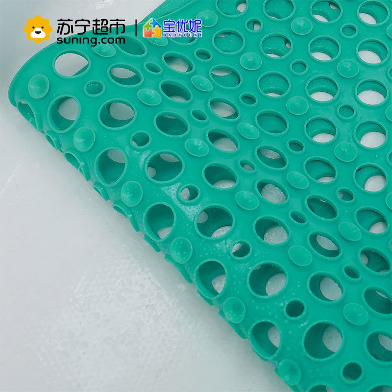 宝优妮浴室吸盘防滑垫DQ9053-14绿色 绿色图片