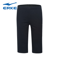 鸿星尔克erke运动裤男款针织全棉透气舒适七分裤11217258178