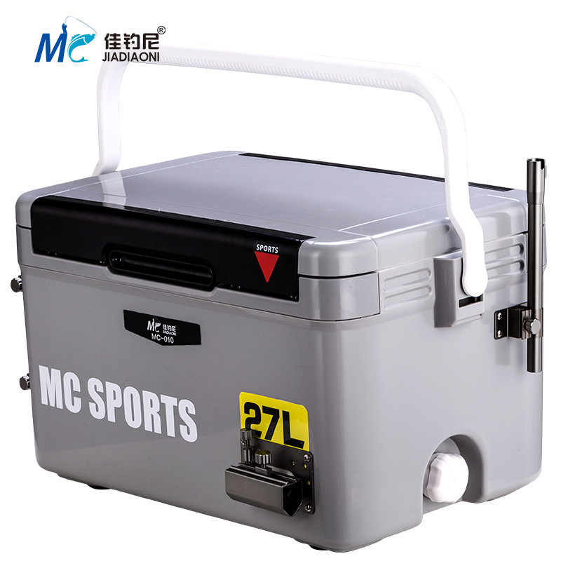佳钓尼竞技钓箱加厚钓鱼箱27升黑坑台钓箱多功能渔具垂钓用品