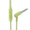 BYZ SE383重低音电脑苹果手机通用有线控入耳式运动耳塞式带麦耳机 绿色