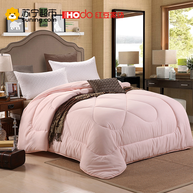 红豆(HODO)家纺 加厚保暖被子冬被 床上用品 双人加大春秋被