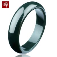 印象眸 油润和田玉黑青玉手镯 多口径可选