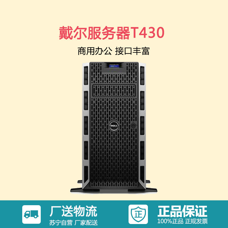 戴尔(DELL)T430 服务器(E5-2603 V4 16G 1T 8背板 DVDRW)