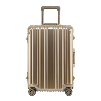 托尼洛·兰博基尼 铝镁合金抗压拉杆箱TSA锁万向轮行李箱20寸登机旅行箱16031