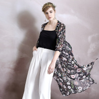 气质优雅飘逸桑蚕丝两件套