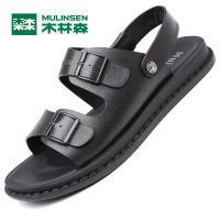 木林森男凉鞋2017夏季新款舒适透气休闲凉鞋凉拖两用鞋05277728