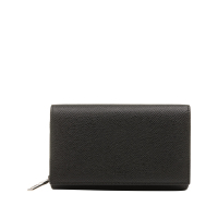 BALLY 荔枝纹折叠拉链短款钱包 BONAKOS