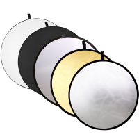 金贝反光板 110cm 五合一折叠挡光板摄影器材柔光板 反光板