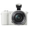 索尼（SONY） ILCE-5100L 微单相机 白色 含16-50mm+55-210mm银色镜头 双镜头套装