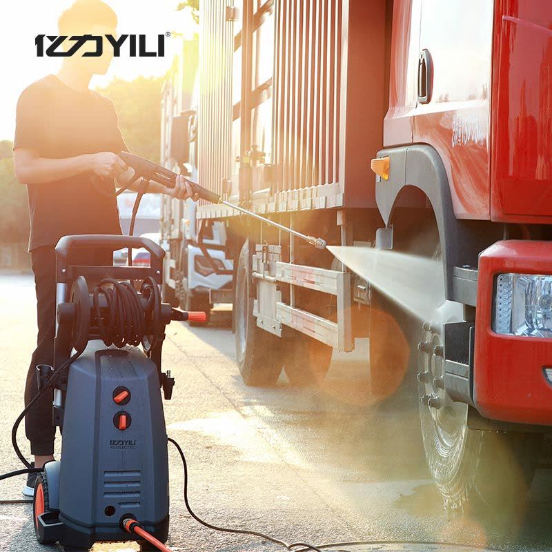 亿力 YILI 家用清洗机 洗车机 感应电机3000W大功率清洗机 汽车用品 YLQ7580G 220v图片