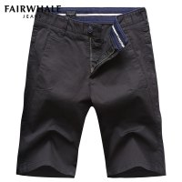 马克华菲休闲短裤男2017夏季新款五分裤薄款修身中裤运动沙滩马裤