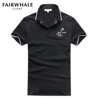 马克华菲T恤男短袖polo衫2017夏季新款韩版修身翻领短袖保罗衫潮3