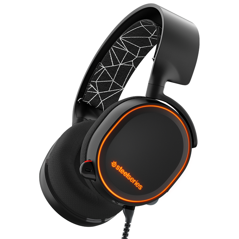 SteelSeries Arctis5 Black 赛睿 寒冰5 电竞 游戏 吃鸡 耳麦 耳机 黑色