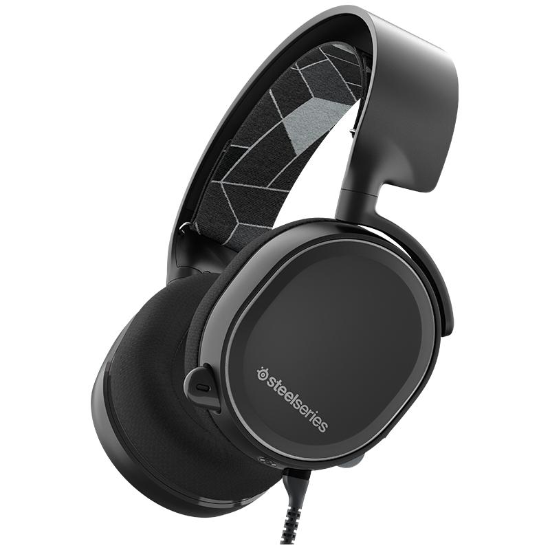 SteelSeries Arctis3 Black 赛睿 寒冰3 电竞 游戏 吃鸡 耳麦/耳机 黑色