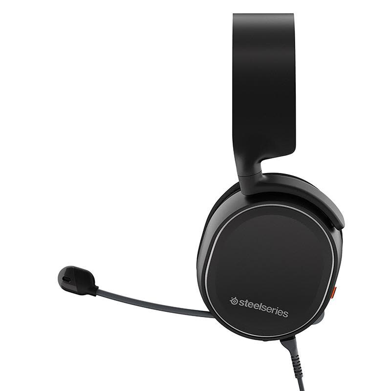 SteelSeries Arctis3 Black 赛睿 寒冰3 电竞 游戏 吃鸡 耳麦/耳机 黑色图片