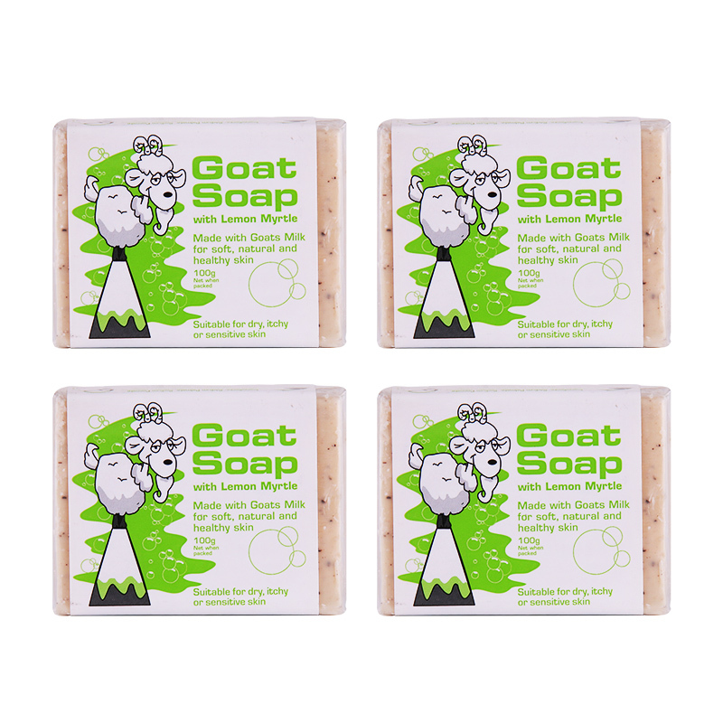 Goat soap 羊奶皂 - 柠檬香桃味 100g