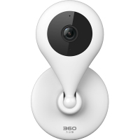 360智能摄像机大众版 D600 小水滴 高清 大广角 WIFI摄像头 双向通话 远程监控 哑白