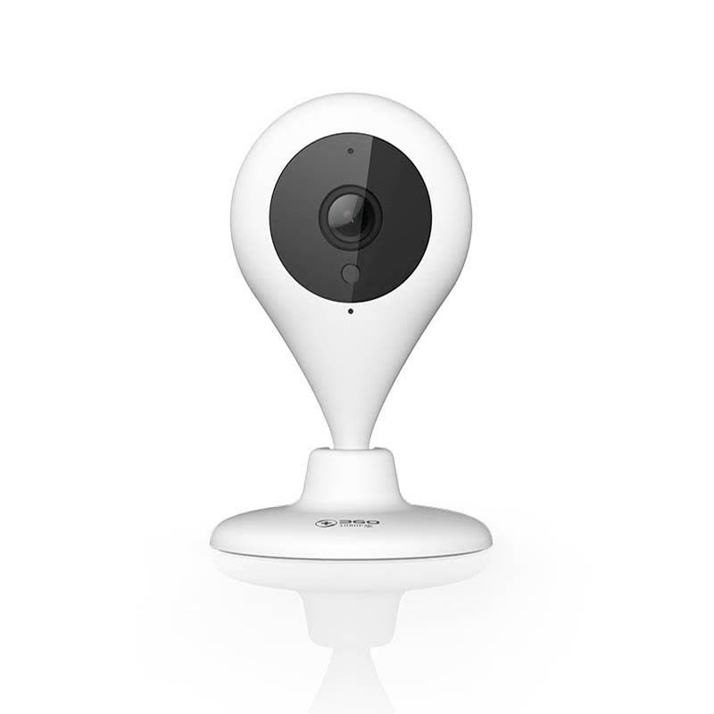 360智能摄像机1080P版 D606 小水滴 高清夜视 WIFI摄像头 双向通话 远程监控 哑白图片