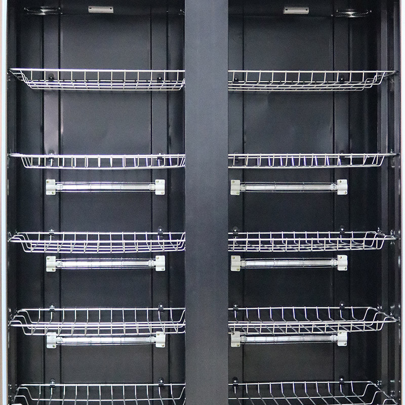 lecon/乐创 双门 餐具消毒柜商用 立式配餐 商用消毒碗柜 大容量保洁柜 酒店食堂 800L