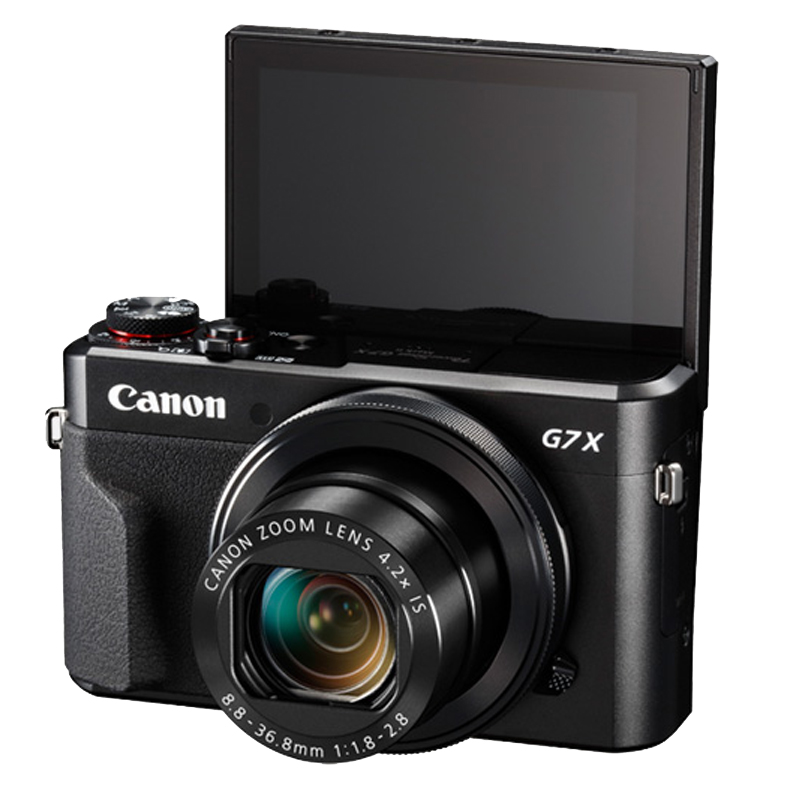 佳能(Canon) PowerShot G7 X Mark II （64G卡+包）数码相机 约2010万像素 3英寸屏高清大图