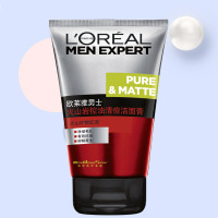 欧莱雅(LOREAL)男士火山岩控油清痘 洁面膏 100ml (支)