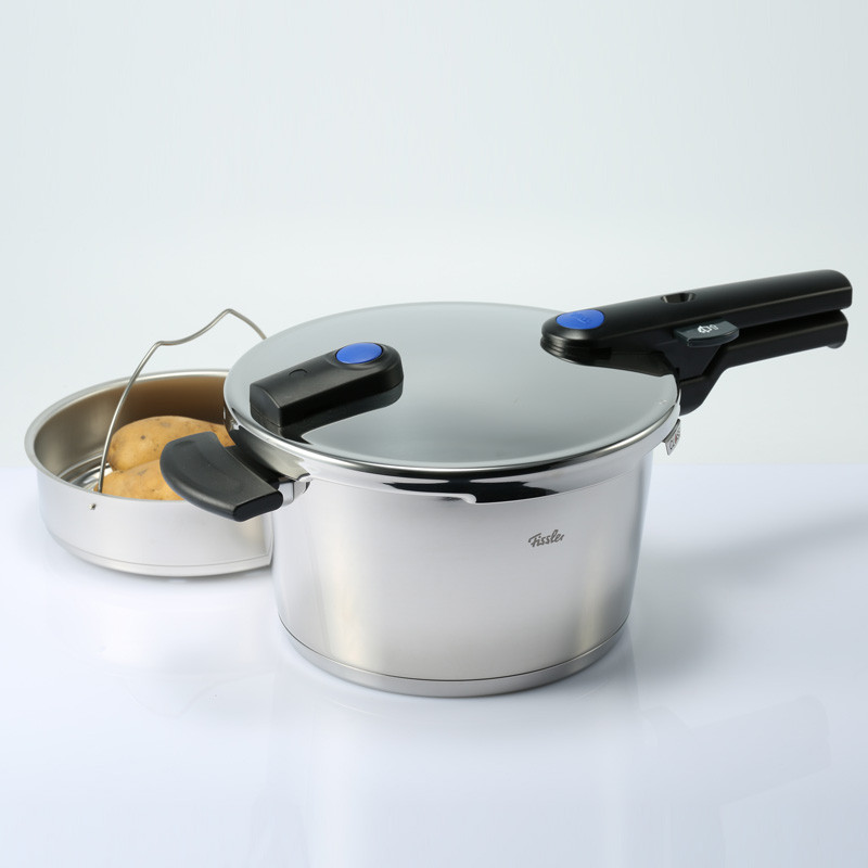 菲仕乐(fissler) 高压锅 600341040730 新味达快蓝点快锅高压锅压力锅22厘米4.5L