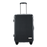 派瑞瓯经典条纹拉杆箱1611防撞护角铝合拉杆旅行箱26寸静音万向轮