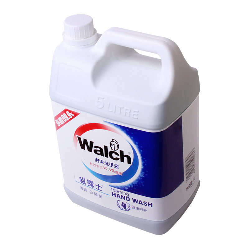 威露士(WALCH) 健康呵护 替换补充装 洗手液5L(瓶)