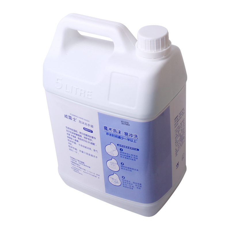威露士(WALCH) 健康呵护 替换补充装 洗手液5L(瓶)