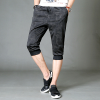 稻草人2017短裤男七分裤夏天运动休闲裤夏季宽松迷彩短裤中裤潮流韩版沙滩裤MT2172