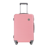 派瑞瓯TSA海关密码锁旅行箱16030时尚条纹24寸行李箱男女万向轮拉杆箱