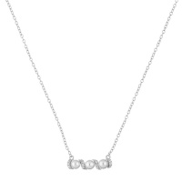 VIVA 比瓦 心曲 简约时尚珍珠锁骨链FE1502702800